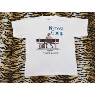 เสื้อยืด FORREST GUMP ©1994 MOVIE ลายภาพยนตร์ อัจฉริยะปัญญานิ่ม ผ้าขาวงานใหม่ทำเก่า ป้าย WILD OATS