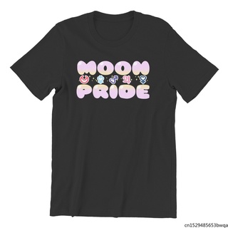 เสื้อยืดพิมพ์ลาย Moon Pride สไตล์พังก์สําหรับผู้ชาย