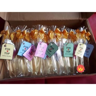 Missribbinโบว์จิ๋วมัดลวด 12มิล 100ชิ้น (ผ้าต่วน) (1/2) ขายส่ง ราคาดีที่สุด - Made in Thailand