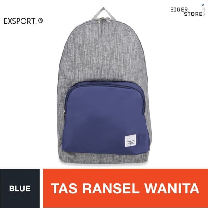 Backpack BAG E.xsport Naavaya (L) Cambric 2.0 Backpack - สีฟ้า