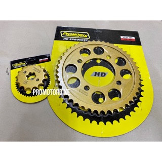 ขายดี PRO MORIN VF3 VF3I VF3I 185 FXR150 SPROCKET HD 428 GOLD 428HD โปรโมริน ทนทาน สีทอง