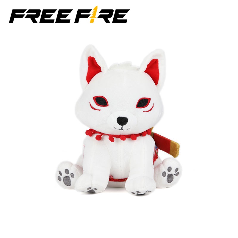 Free Fire ตุ๊กตาสุนัขจิ้งจอก รุ่นครบรอบ 3 ปี สีแดงและสีขาว