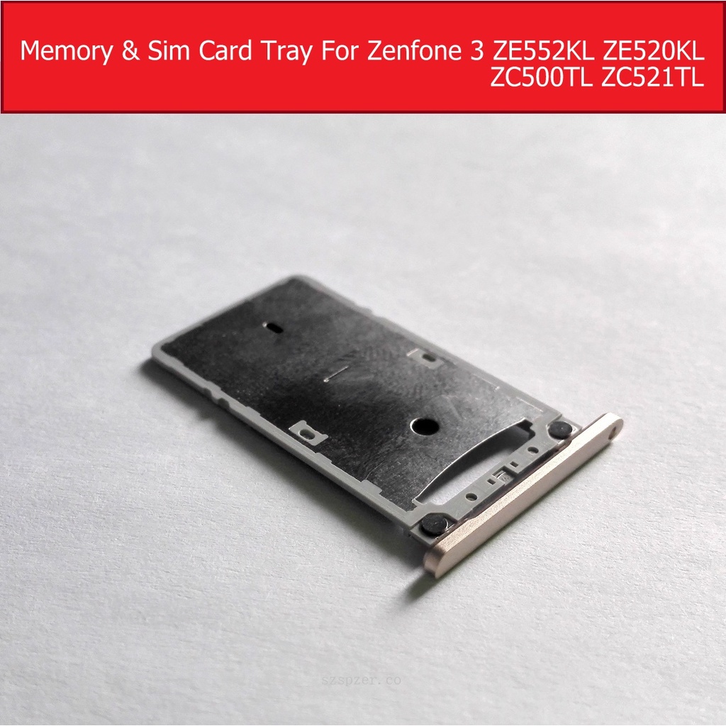 ซิมการ์ดถาดสําหรับ Asus Zenfone 3s MAX X00GD zc521tl การ์ดหน่วยความจําสําหรับ Zenfone 4 ZC500TL Sim-