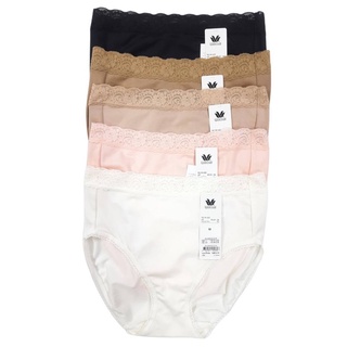 Wacoal Panty กางเกงในวาโก้ทรงเต็มตัว(เอวสูง) ขอบลูกไม้ รุ่น WU4M02