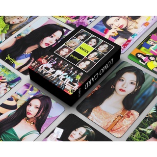 NMIXX Album ENTWURF Photocard MIXXPEDIA : PICK LA &amp; AD MARE Lomo Card Postcard 55 ชิ้น/กล่อง