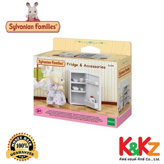 Sylvanian Families Fridge &amp; Accessories / ซิลวาเนียน แฟมิลี่ ตู้เย็นและอุปกรณ์เสริม สำหรับซิลวาเนียน