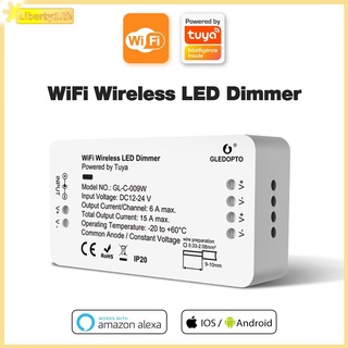 [สต็อก] 12-24โวลต์ Tuya APP ไร้สาย WIFI ลดแสงควบคุมไฟ LED อย่างชาญฉลาดปรับเย็นและอบอุ่นสี RGB แถบไฟเสียงควบคุมเสรีภาพ.th