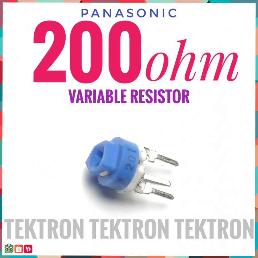Trimpot 200ohm Potentiometer Potentiometer VR 200 โอห์ม 200R Trimmer