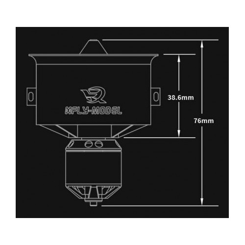 ดักแฟน Galaxy X5 EDF Power System DuctFan 2627-4600KV 50mm. 12Blades ใช้ไฟ 14.8v อุปกรณ์ชุดไฟ Rc - รูปที่ 2