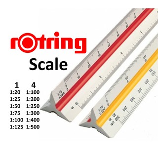 ไม้สเกล rOtring ขนาด 12 นิ้ว