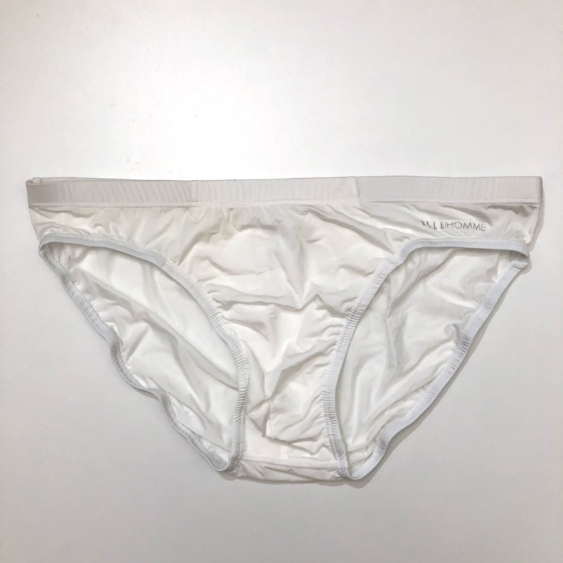 กางเกงในชาย ELLE HOMME (ของแท้) Size XL สีขาว ทรง Bikini