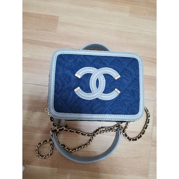 Chanel mini vanity denim bags [Used]