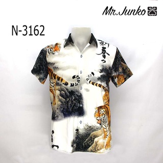 ⚡ ส่งฟรี⚡เสื้อเชิ้ต งานต่อลาย Mr-Junko งานต่อลาย ผ้านิ่มใส่สบายไม่ร้อน N-3162