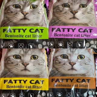 ทรายแมวภูเขาไฟ fatty cat ขนาด 10 ลิตร