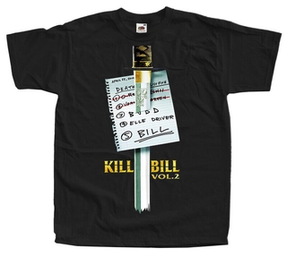 ใหม่ Kill Bill Vol 2 เสื้อยืดโดย Quentin Tarantino Uma Thurman