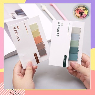 (T-P002#3) 🔥พร้อมส่ง🔥 กระดาษโน๊ต พาสเทล ไล่สี โพสอิท กระดาษโน๊ตมีกาว sticky note  คละสี กระดาษโน๊ตกาวในตัวโพสต์อิทโน้ต