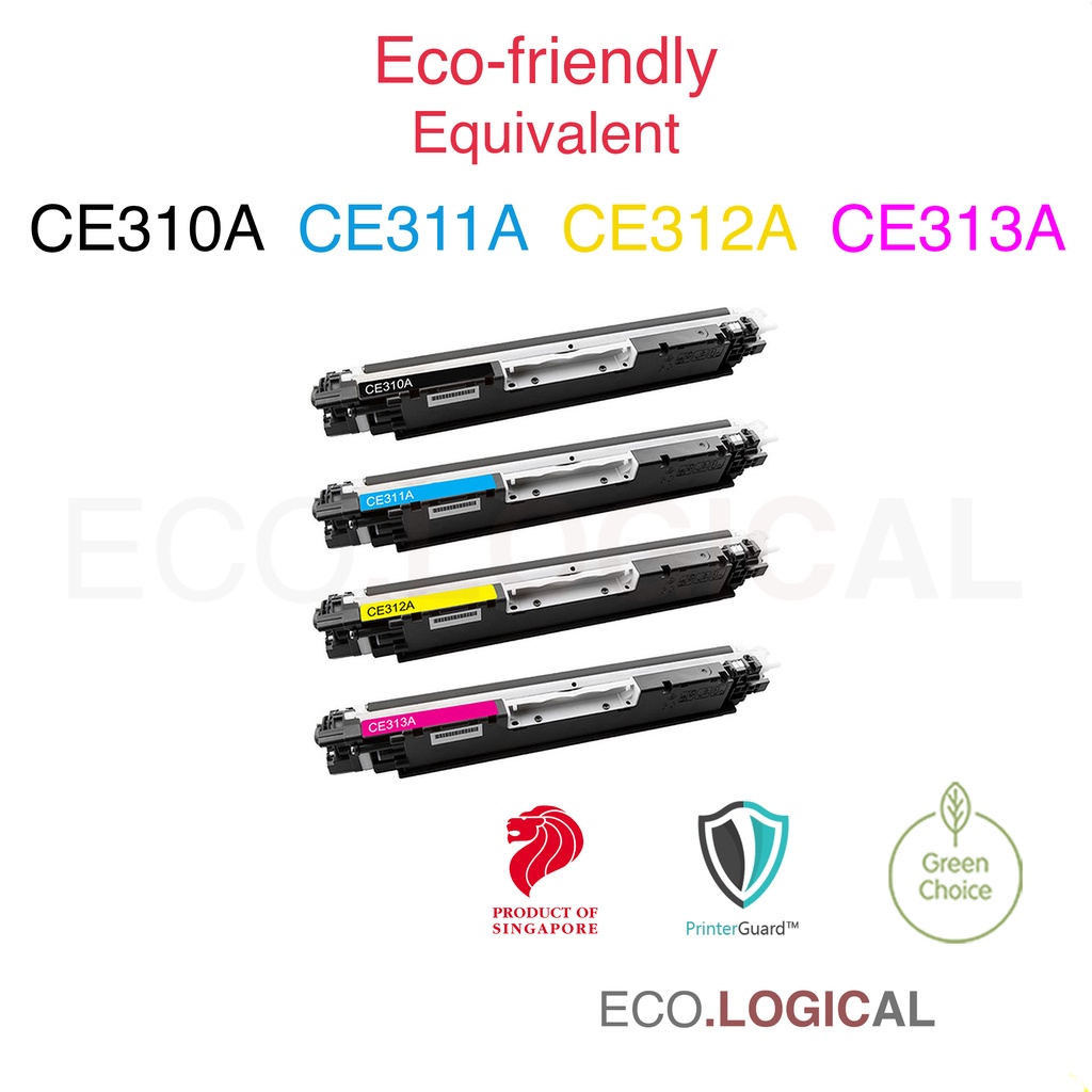 CE310A / CE311A / CE312A / CE313A เทียบเท่าตลับหมึก (126A, สําหรับ CP1020 Printer series)