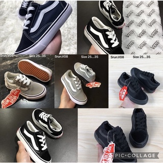 🔥ราคาโรงงาน🔥 รองเท้าผ้าใบเด็กทรง Slipon มีsz.25-35🥰🥰🥰