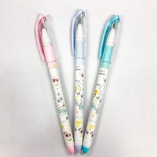 ปากกา Quantum Shirozu 0.5 mm. หมึกน้ำเงิน รุ่นใหม่ ลายน่ารัก