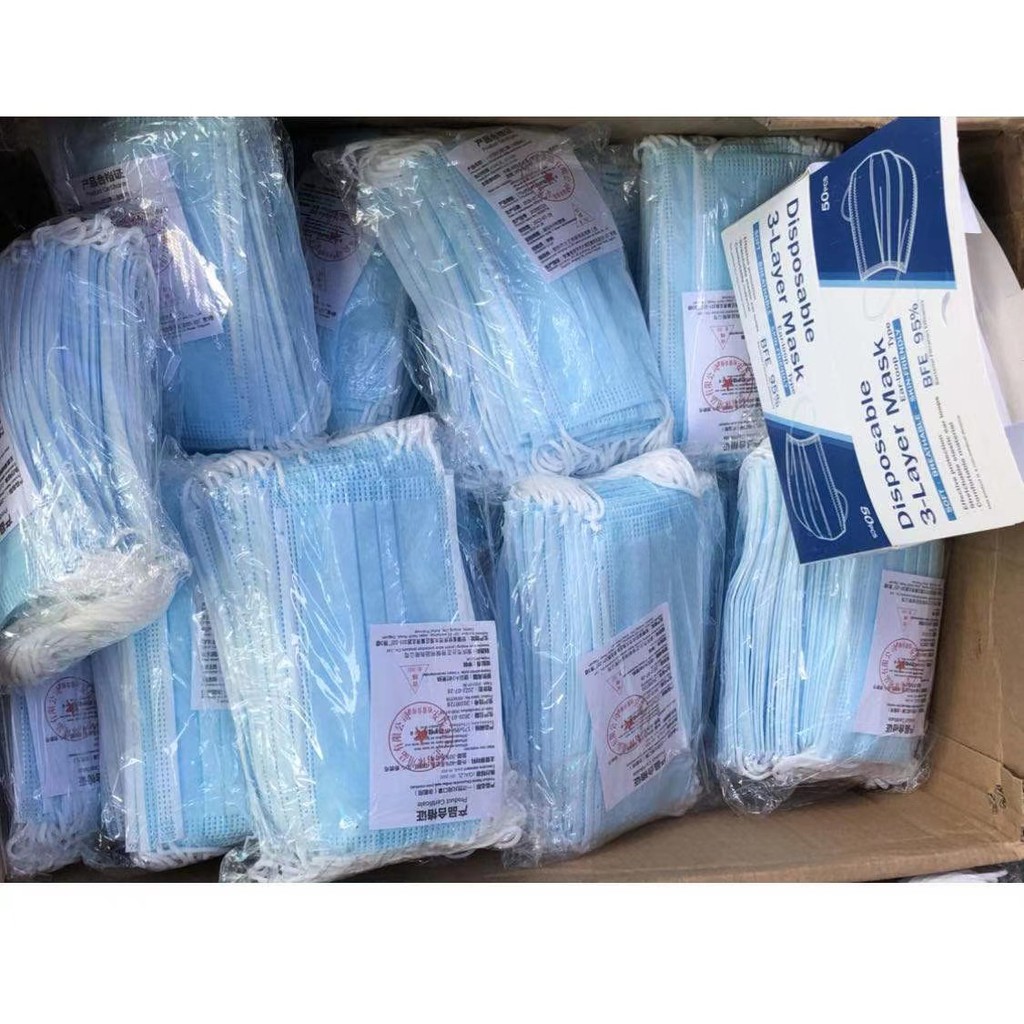 Face Mask หน้ากากอนามัย 1 กล่อง 50 ชิ้น แมสแบบบาง หายใจคล่อง พร้อมส่งจากไทย - 2