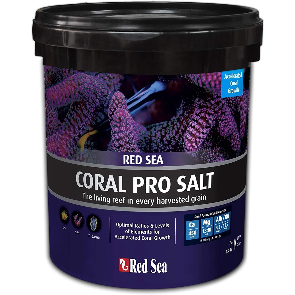 Red Sea Coral Pro Salt เกลือทะเลแดง เกรดพรีเมี่ยม ความเป็นด่างสูง 7 Kg