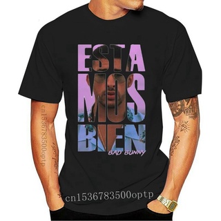 ขายดี!ขายดี เสื้อยืดลําลอง แขนสั้น พิมพ์ลายกระต่าย Estamos Bien Bad Reggaeton Spanish Trap Regueton Street Wear PFegji10