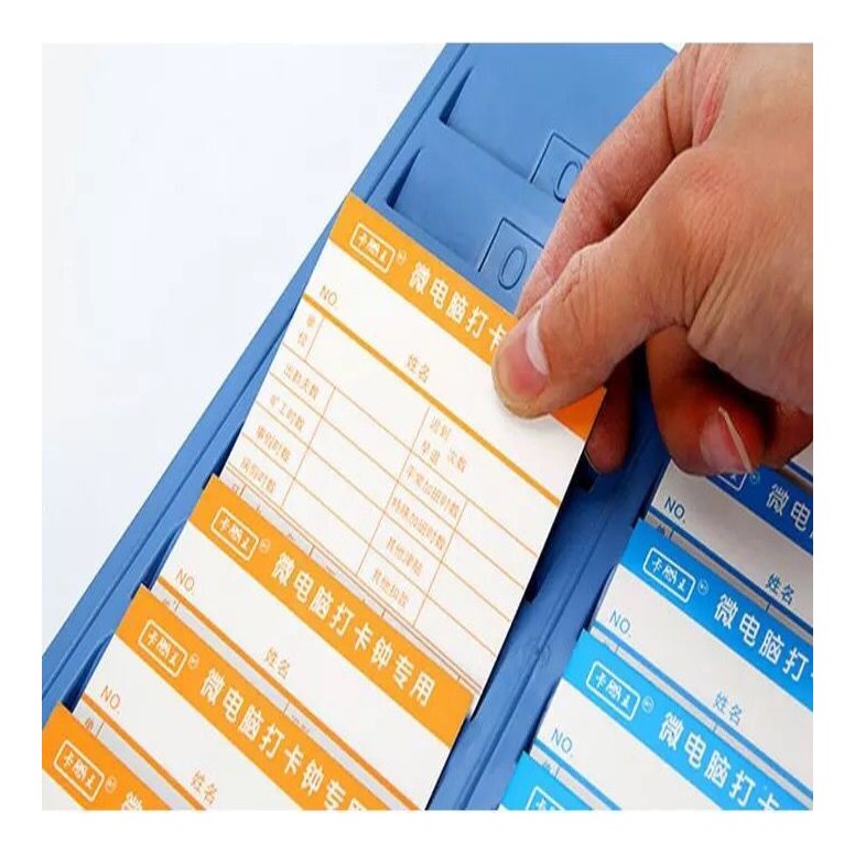 แผงเสียบบัตรตรอกพนักงาน ที่ใส่บัตรตรอก [1096] แผงเสียบบัตรพลาสติก พร้อมส่ง ราคาถูก