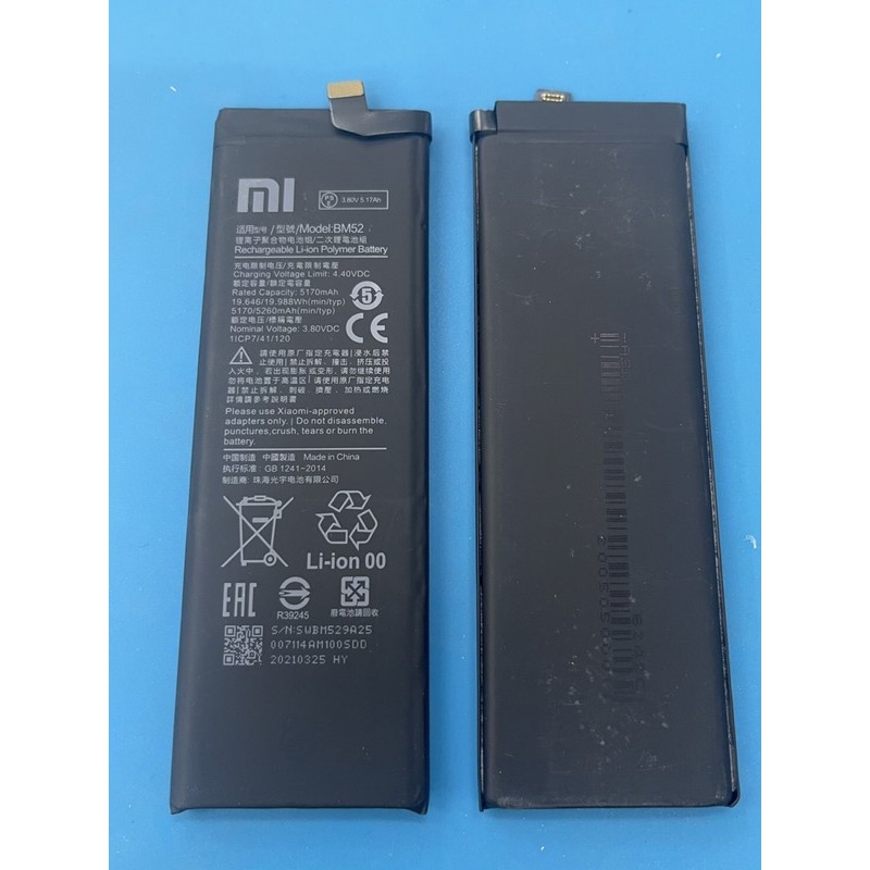 แบตเตอรี่แท้XiaomiMiNote10/Note10Pro/Note10Lite(BM52)