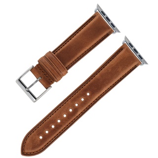 สายนาฬิกา หนังแท้ Genuine Leather แบบยาว ขนาด 42/44/45/49 mm. ใช้ได้ทุก series