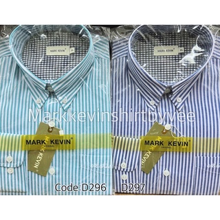เสื้อเชิ้ตลายริ้ว สีน้ำเงิน-ขาว , เขียวฟ้า-ขาว แขนยาวนะคะ