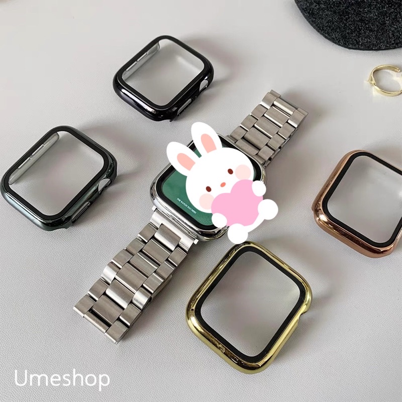 เคส นาฬิกา watch 8 7 Se 6 5 4 3   case watch 6 Se เคสกระจกเงา เคส สำหรับ iwatch ขนาด40/44มม เคส+กระจก ใช้ได้ iwatch เงา