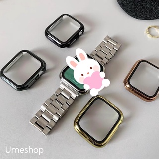 เคส นาฬิกา watch 8 7 Se 6 5 4 3   case watch 6 Se เคสกระจกเงา เคส สำหรับ iwatch ขนาด40/44มม เคส+กระจก ใช้ได้ iwatch เเท้