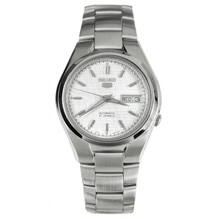 SEIKO 5 Automatic Mens Watch สีเงิน สายสแตนเลส รุ่น SNK601K1