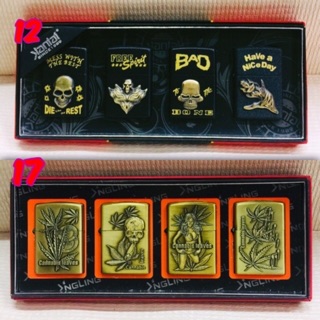 Zippo 1ชุดมี4ตัว ราคาสุดคุ้ม