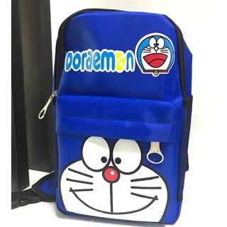 DOREMON กระเป๋า คาดอก เด็ก ขนาด 10 นิ้ว เด็ก ลาย โดเรม่อน doraemon  up นำ้เงิน งานสวย  มีบริการเก็บเงินปลายทาง MANOPNEST