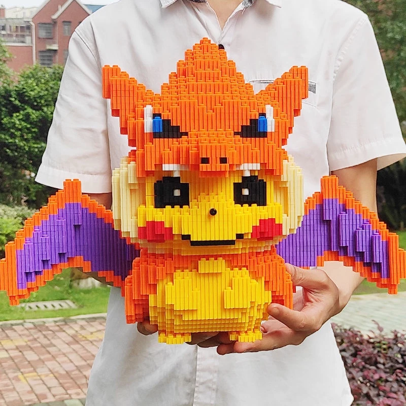 ของเล่นเด็กผู้ชาย ของขวัญ diy labubu ของขวัญเด็กปีใหม่ ไฟคาสึริเล็ก พิกาชู สตาร์เดลล่า มังกรไฟ โดราเอมอน ตัวต่อตัวใหญ่ บล็อกต่อ นาโน บล็อกตัวต่อ รูปปิกาจู ขนาดใหญ่ ของเล่นสําหรับเด็ก และผู้ใหญ่