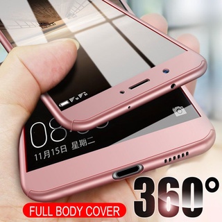 เคสโทรศัพท์มือถือแบบแข็ง ป้องกัน 360 องศา พร้อมกระจกนิรภัย สําหรับ OPPO A5 A9 2020 A3S A5S A5 A7 A12 A12E F5 F7 F9 F11 Pro