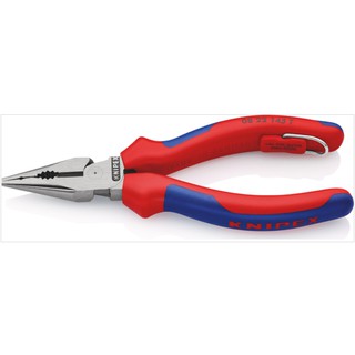 คีมปลายเเหลม KNIPEX NO.08 22 145 T Needle-Nose Combination Pliers, 145mm.Factory Gear By Gear Garage