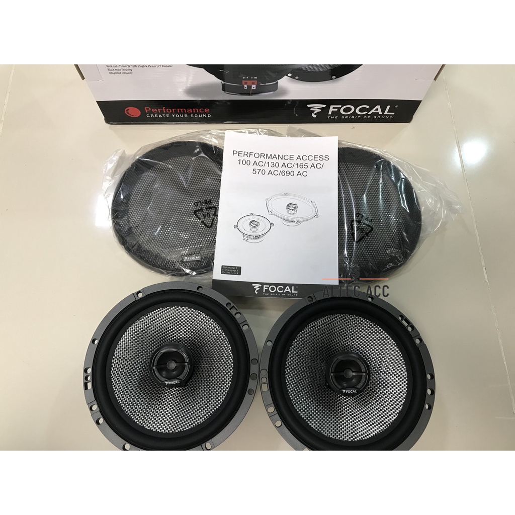 FOCAL 165AC COAXIAL SPEAKER 2-WAY KIT ACCESS 165 AC 6.5 INCH 165 มม.เสียงรถยนต์