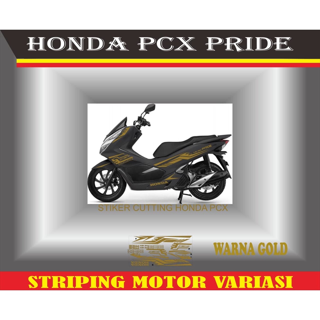 สติ๊กเกอร์แต่งรถมอเตอร์ไซค์ Pcx pride