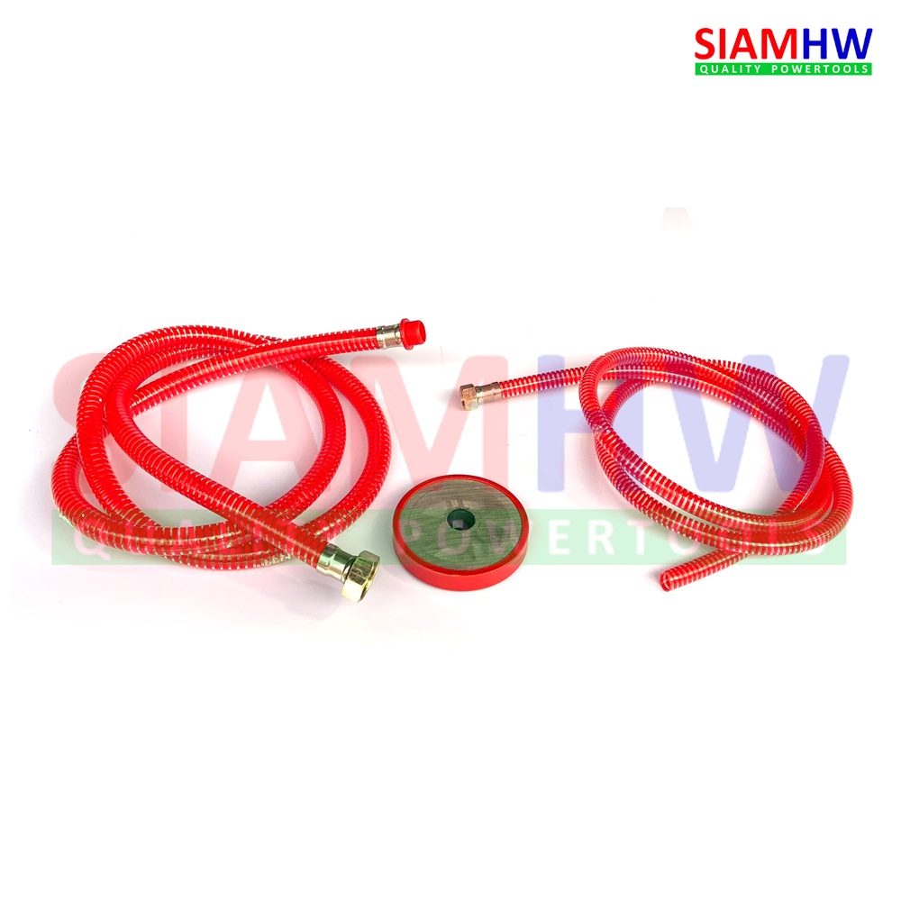 SIAMHW สายดูด + สายวน + หัวกรอง สำหรับปั๊มพ่นยาสามสูบ 3/4" ( 6หุน ) ขนาดมาตรฐาน ใช้ได้กับทุกยี่ห้อ
