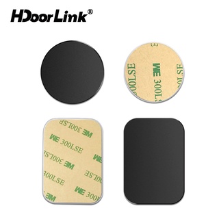 Hdoorlink แผ่นแม่เหล็กโลหะสําหรับวางโทรศัพท์ในรถยนต์