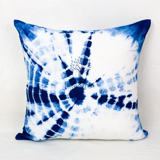 Shibori Indigo Pillow Cover ปลอกหมอนอิง มัดย้อม Pillow case สไตล์ชิโบริ