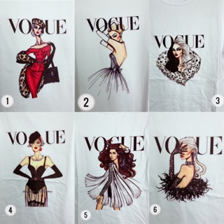 เสื้อยืดVOUGE แม่มด vs เจ้าหญิงดิสนีย์