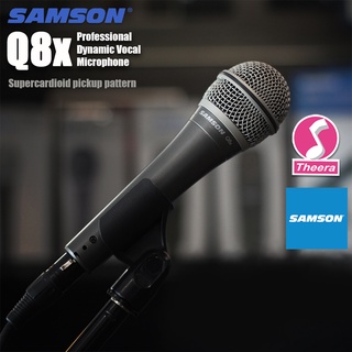 ไมค์โครโฟนสำหรับร้องเพลง SAMSON  Q8x Dynamic Microphone สินค้านำเข้าโดยตัวแทนจำหน่ายในประเทศไทย