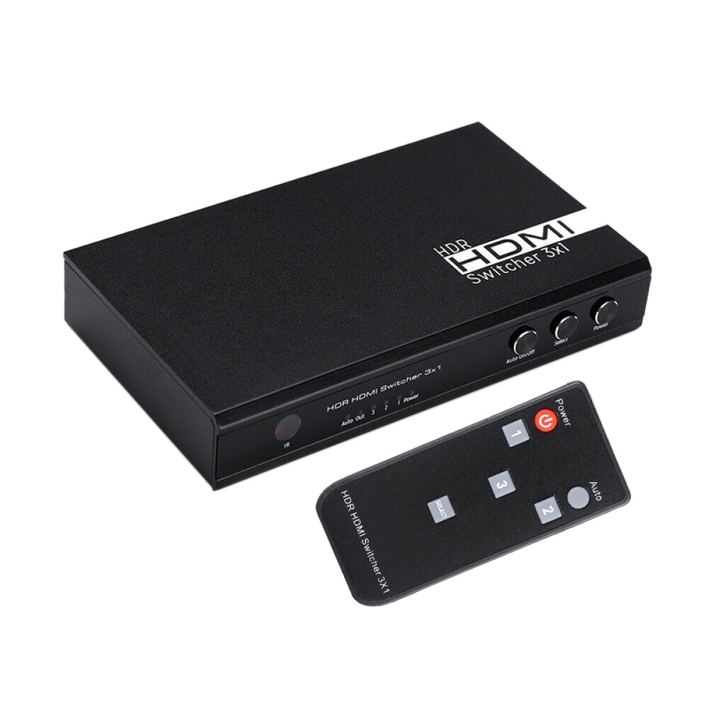 3 In 1 Out Video Hdmi Audio Switch Switcher 1080 P 60hz 7 1 Ch 4kx 2k Hd Ps 3 Ps 4 Hdtv Dvd สำหร บ Xbox 360 Shopee Thailand