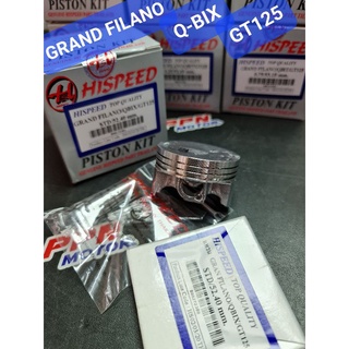 ลูกสูบชุด YAMAHA GRAND FILANO,Q-BIX,GT125 HISPEED มีครบทุกขนาด