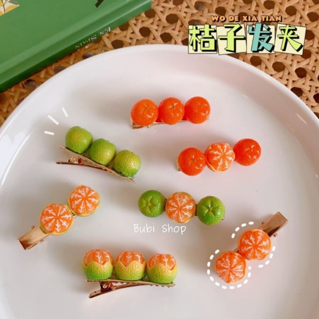 กิ๊บส้ม เก๋ๆ ชิคๆ กิ๊บผลไม้ น่ารัก กิ๊บของกิน