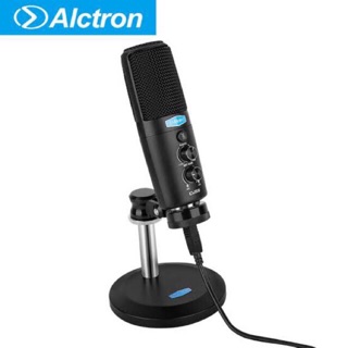 Alctron CU58 ไมค์ USB Condensor 24 bit 96khz มาพร้อมขาแบบตั้งโต๊ะ และ Filter