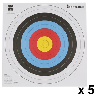 เป้ายิงธนูขนาด 60x60 ซม. ชุด 5 ชิ้น GEOLOGIC 5 ARCHERY TARGET FACES 60X60